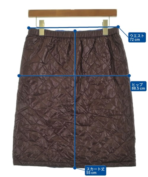 mont-bell（モンベル）ひざ丈スカート 茶 サイズ:L レディース/2200653441481