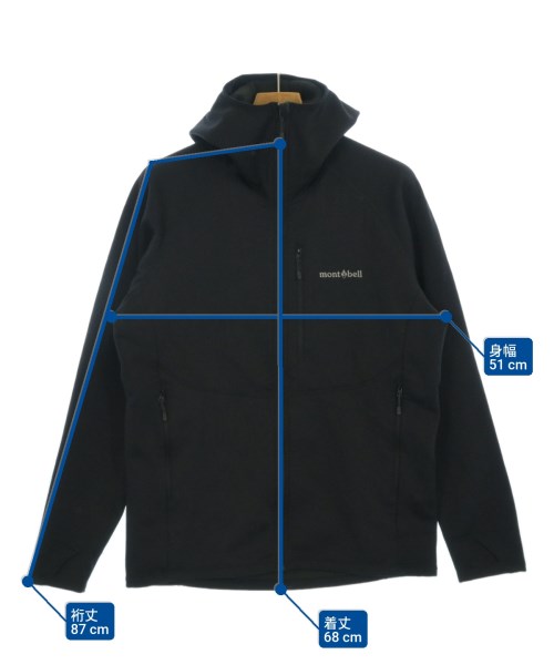 mont-bell（モンベル）パーカー 黒 サイズ:L メンズ/2200671120016