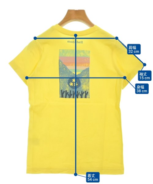 mont-bell（モンベル）Tシャツ・カットソー 黄 サイズ:XS レディース/2200681436107