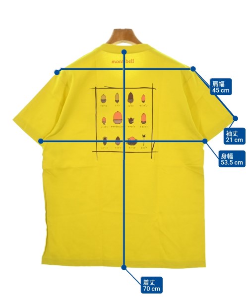 mont-bell（モンベル）Tシャツ・カットソー 黄 サイズ:L メンズ/2200685120033