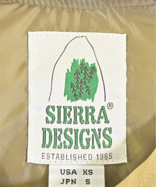 SIERRA DESIGNS（シエラデザイン）ダウンジャケット/ダウンベスト ベージュ サイズ:S メンズ/2200657841676
