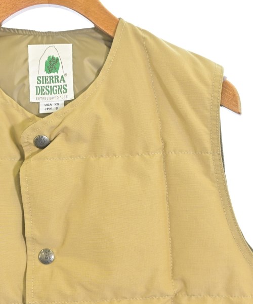 SIERRA DESIGNS（シエラデザイン）ダウンジャケット/ダウンベスト ベージュ サイズ:S メンズ/2200657841676