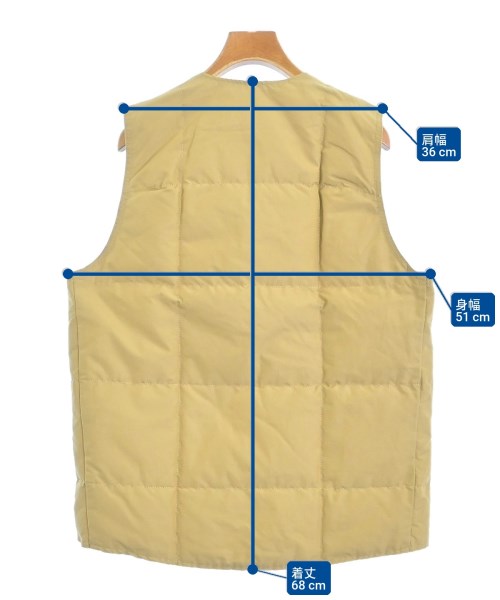 SIERRA DESIGNS（シエラデザイン）ダウンジャケット/ダウンベスト ベージュ サイズ:S メンズ/2200657841676