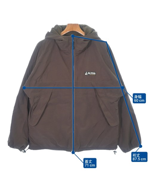 ALTUS（アルタス）ダウンジャケット/ダウンベスト 茶 サイズ:F メンズ/2200634460388