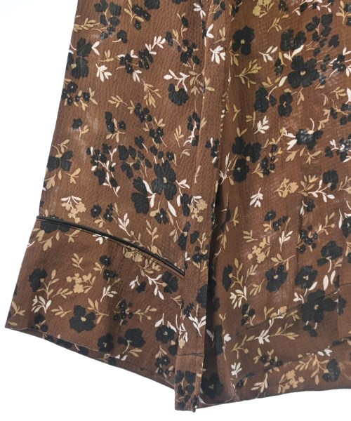 MACPHEE（マカフィー）カジュアルシャツ 茶 サイズ:36(M位) レディース/2200618903023