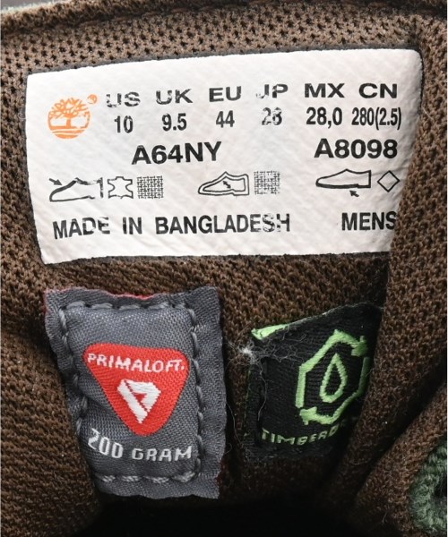 Timber Land（ティンバーランド）スニーカー 茶 サイズ:28cm メンズ/2200639681078