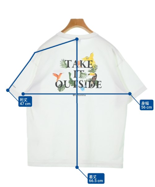 Columbia（コロンビア）Tシャツ・カットソー 白 サイズ:S メンズ/2200640954116