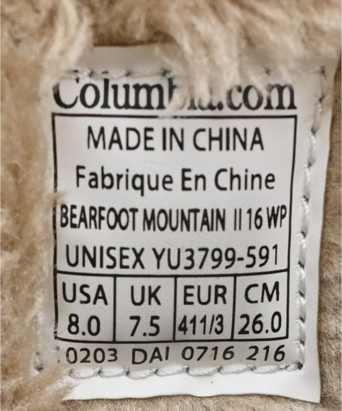 Columbia（コロンビア）ブーツ 紺 サイズ:26cm レディース/2200614846218