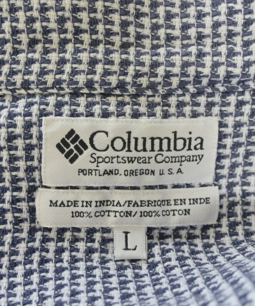 Columbia（コロンビア）カジュアルシャツ 紺 サイズ:L メンズ/2200673785015