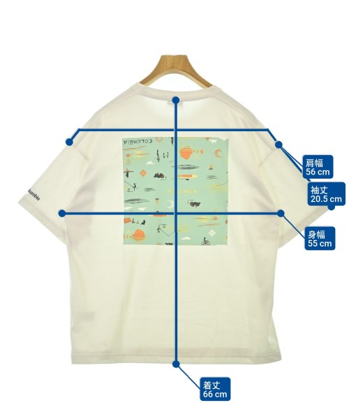 Columbia（コロンビア）Tシャツ・カットソー 白 サイズ:S メンズ/2200680800022