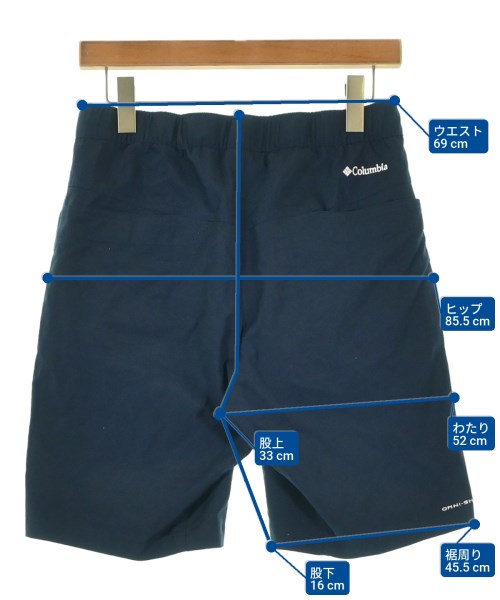 Columbia（コロンビア）ショートパンツ 紺 サイズ:S メンズ