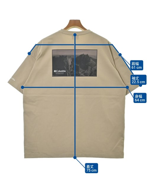Columbia（コロンビア）Tシャツ・カットソー ベージュ サイズ:XL メンズ/2200656482023