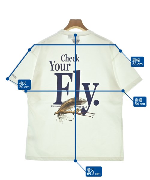 Columbia（コロンビア）Tシャツ・カットソー 白 サイズ:S メンズ/2200649184033