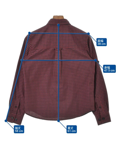 Columbia（コロンビア）カジュアルシャツ 赤 サイズ:S メンズ/2200653442037