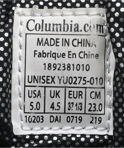 Columbia（コロンビア）ブーツ 黒 サイズ:23cm レディース/2200704957121
