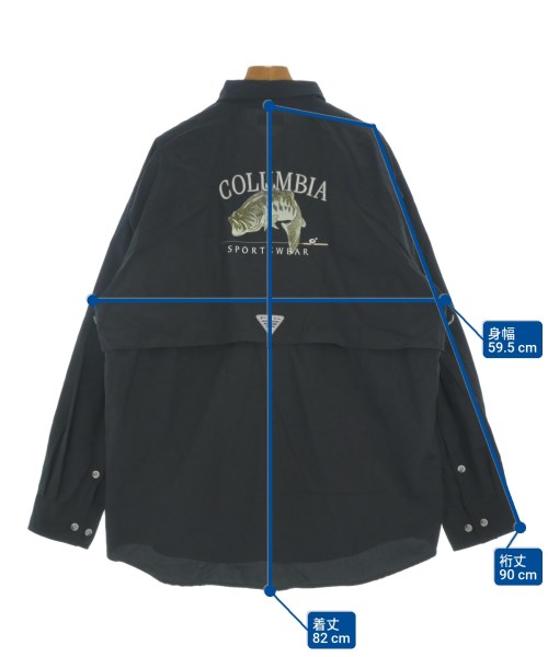 Columbia（コロンビア）カジュアルシャツ 黒 サイズ:L メンズ/2200661857014