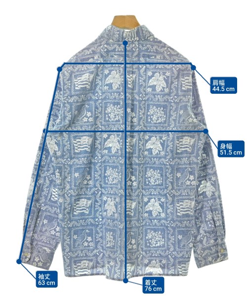 reyn spooner（レインスプーナー）カジュアルシャツ 青 サイズ:M メンズ/2200648072089