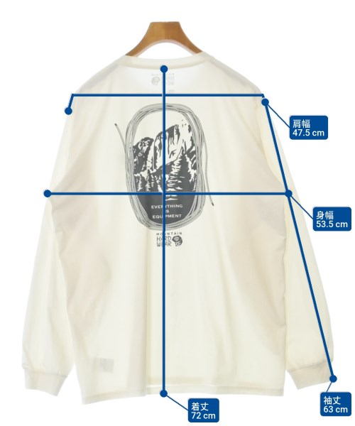 MOUNTAIN HARD WEAR（マウンテンハードウェア）Tシャツ・カットソー 白 サイズ:S メンズ/2200647903094