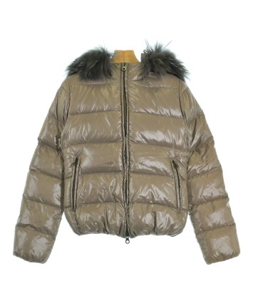 ☘️DUVETICA フード付きダウンベスト ベージュサイズ40 DUVETICA フード付きダウンベスト ベージュサイズ40 DUVETICA