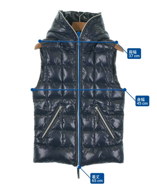 DUVETICA（デュベティカ）ダウンジャケット/ダウンベスト 紺 サイズ:44(S位) メンズ/2200622526010