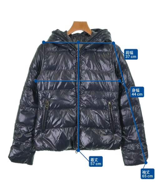 DUVETICA（デュベティカ）ダウンジャケット/ダウンベスト 紺 サイズ:40(M位) レディース/2200623706015