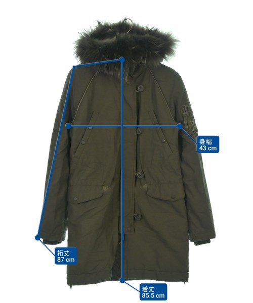 DUVETICA（デュベティカ）ダウンコート カーキ サイズ:XXS レディース/2200622373010