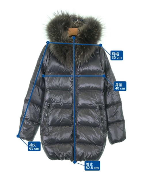 DUVETICA（デュベティカ）ダウンコート 紺 サイズ:38(M位) レディース/2200625729012