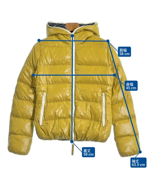 DUVETICA（デュベティカ）ダウンジャケット/ダウンベスト 黄 サイズ:38(M位) レディース/2200641333026