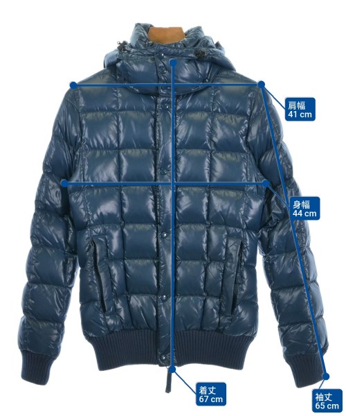 AKM（エーケーエム）ダウンジャケット/ダウンベスト 青 サイズ:M メンズ/2200623806012