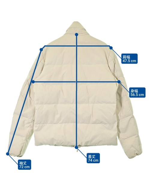 DUVETICA（デュベティカ）ダウンジャケット/ダウンベスト 白 サイズ:52(XXL位) メンズ/2200624345053