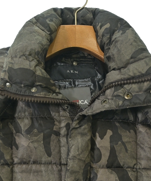 AKM（エーケーエム）ダウンジャケット/ダウンベスト 茶 サイズ:L メンズ/2200625043040