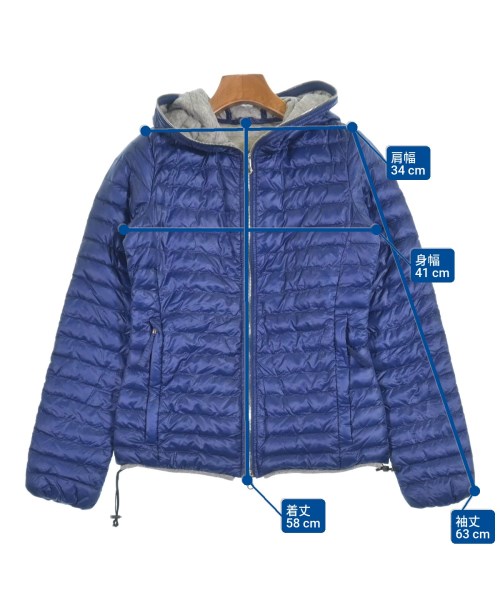 DUVETICA（デュベティカ）ダウンジャケット/ダウンベスト 青 サイズ:40(M位) レディース/2200630982020