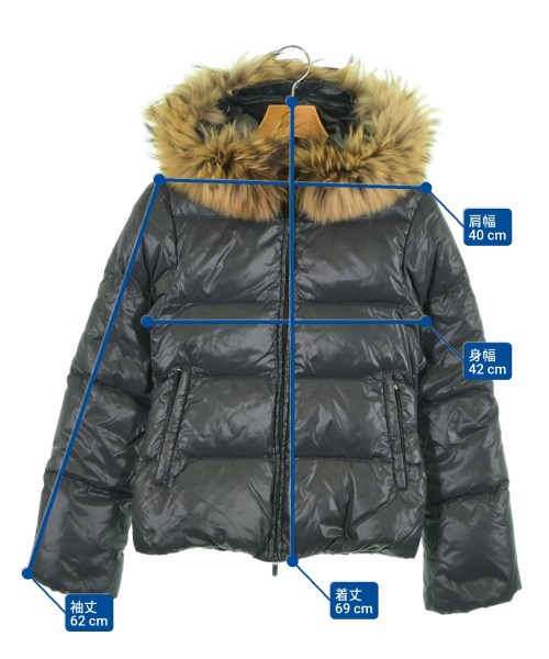 DUVETICA（デュベティカ）ダウンジャケット/ダウンベスト 紺 サイズ:38(S位) レディース/2200629077010