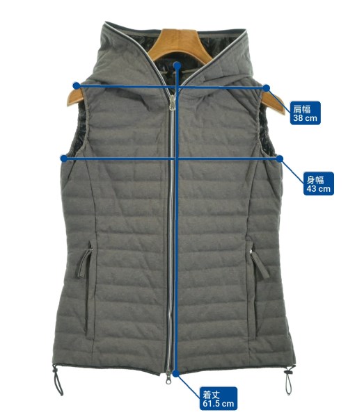 DUVETICA（デュベティカ）ダウンジャケット/ダウンベスト グレー サイズ:44(S位) レディース/2200634146022