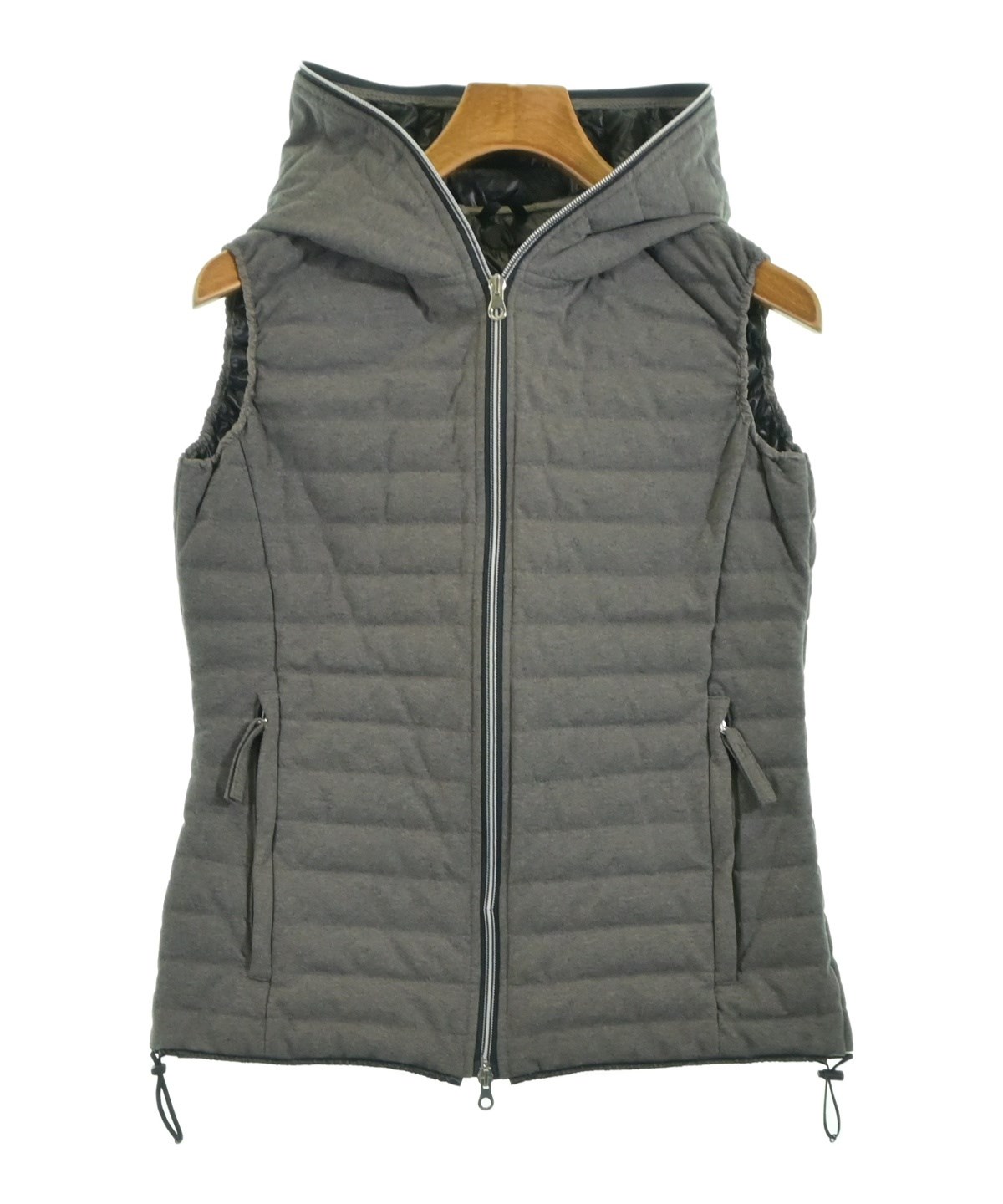 DUVETICA デュベティカ　ダウンベスト 44　XL レディース DUVETICA（デュベティカ）ダウンジャケット/ダウンベスト グレー