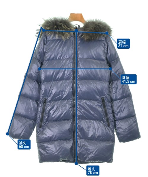 DUVETICA（デュベティカ）ダウンコート 紺 サイズ:38(M位) レディース/2200634194016