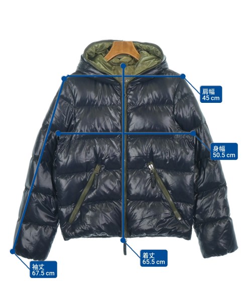 DUVETICA（デュベティカ）ダウンジャケット/ダウンベスト 紺 サイズ:46(M位) メンズ/2200620123013
