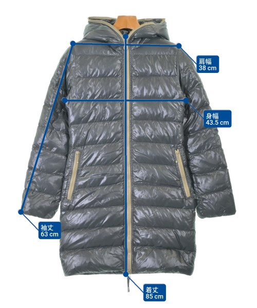 DUVETICA（デュベティカ）ダウンコート グレー サイズ:38(M位) レディース/2200646481050