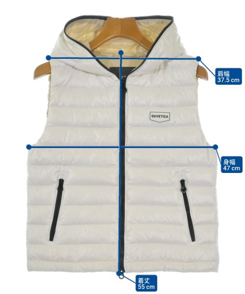 DUVETICA（デュベティカ）ダウンジャケット/ダウンベスト 白 サイズ:42(M位) レディース/2200655546016