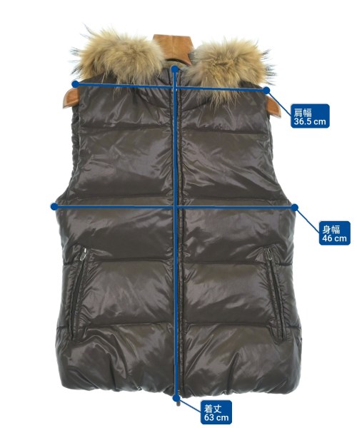 DUVETICA（デュベティカ）ダウンジャケット/ダウンベスト 茶 サイズ:40(M位) レディース/2200653679044