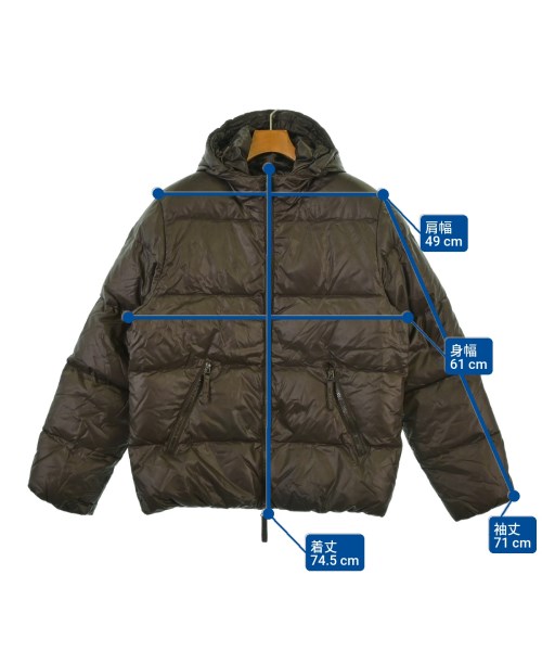 DUVETICA（デュベティカ）ダウンジャケット/ダウンベスト 茶 サイズ:50(XL位) メンズ/2200646914015