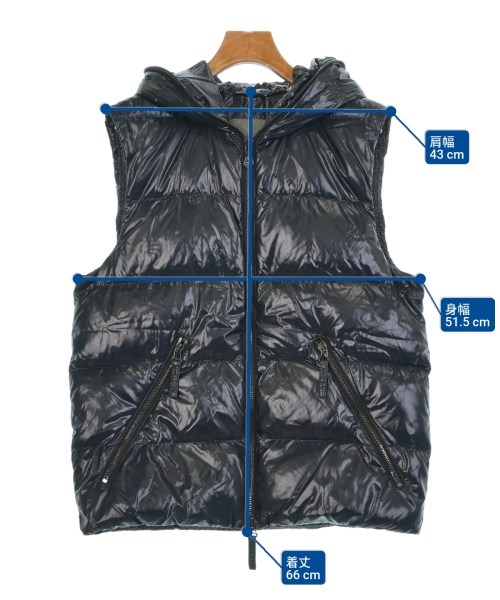 DUVETICA（デュベティカ）ダウンジャケット/ダウンベスト 紺 サイズ:48(L位) メンズ/2200650521018
