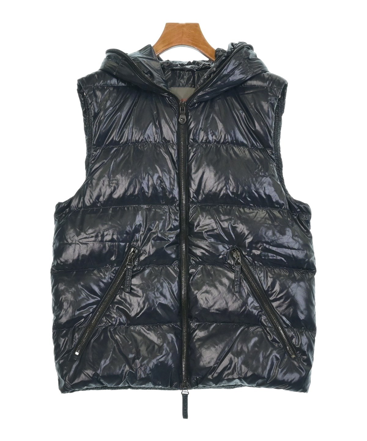 DUVETICAダウンベスト　BLACK DUVETICA（デュベティカ）ダウンジャケット/ダウンベスト 紺 サイズ:48