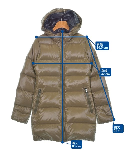 DUVETICA（デュベティカ）ダウンコート 茶 サイズ:36(S位) レディース/2200665211010