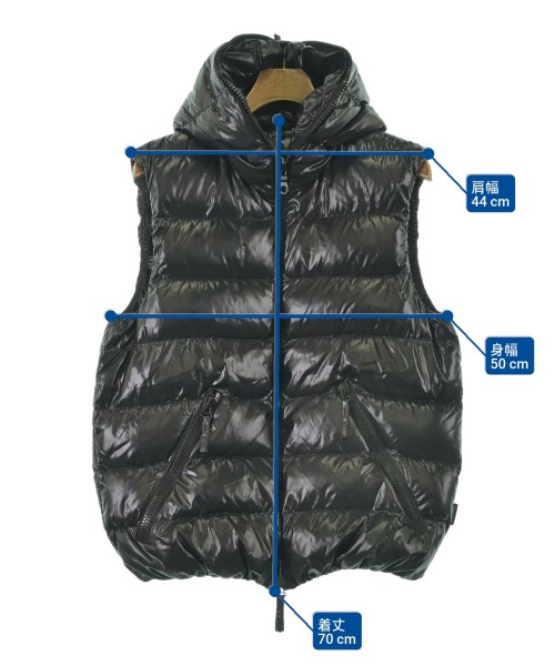 DUVETICA（デュベティカ）ダウンジャケット/ダウンベスト 黒 サイズ:50(XL位) メンズ/2200668653275