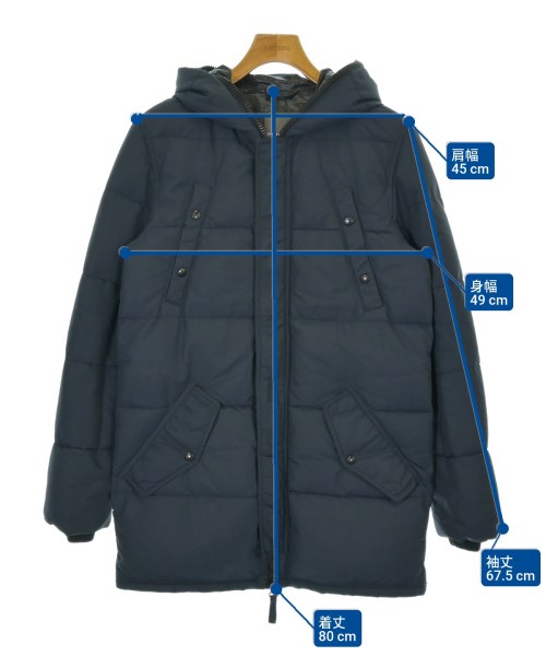 DUVETICA（デュベティカ）ダウンコート 紺 サイズ:44(S位) メンズ/2200669792034