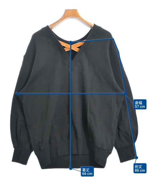 Onitsuka Tiger（オニツカタイガー）スウェット 黒 サイズ:S レディース/2200622958040