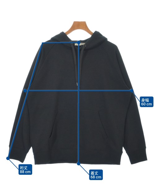 Onitsuka Tiger（オニツカタイガー）パーカー 黒 サイズ:M メンズ/2200617173069