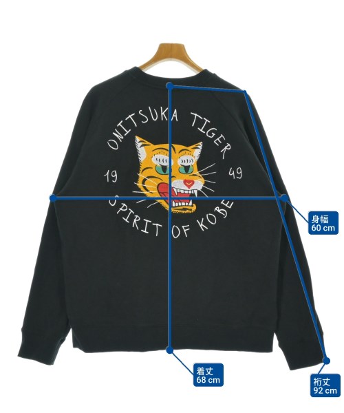 Onitsuka Tiger（オニツカタイガー）スウェット 黒 サイズ:L メンズ/2200674091146