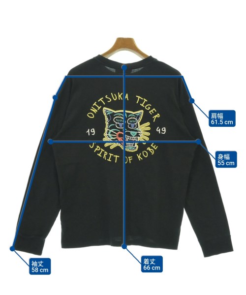 Onitsuka Tiger（オニツカタイガー）Tシャツ・カットソー 黒 サイズ:M メンズ/2200696525025